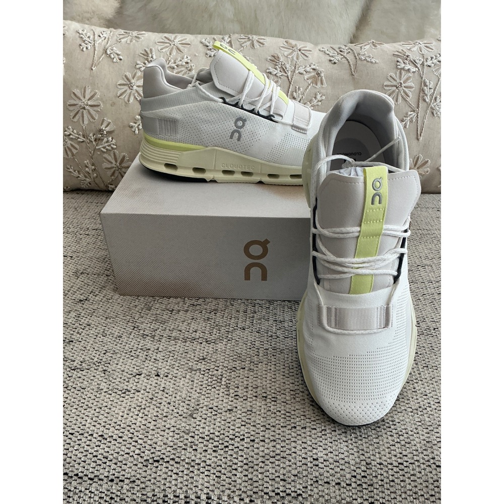 On Running Cloudnova Mens 11 Undyed White Seedling Sneakers 26.98226